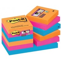 Karteczki Post-it Super Sticky Kolory wiata, Paleta Bangkok, 47, 6 x 47, 6 mm