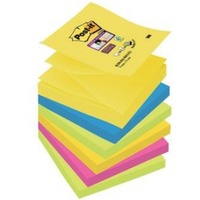 Karteczki samoprzylepne Post-itSuper Sticky Z-Notes, Paleta Rio de Janeiro, 76 x 76 mm