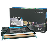 LEXMARK C736H1CG Toner Lexmark cyan zwrotny 10000 str. C736/X736/X738