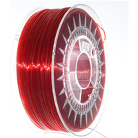 DEVILDESIG 05902280030324 Filament DEVIL DESIGN / PETG / Rubinowy transparentny / 1, 75 mm / 1 kg