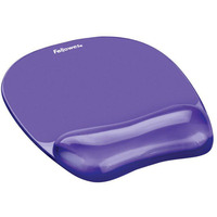 FELLOWES 9144104 Fellowes podkadka pod mysz i nadgarstek elowa CRYSTAL, fioletowa