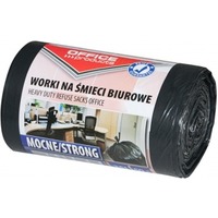 Worki na mieci biurowe OFFICE PRODUCTS, mocne (LDPE), 35l / czarne