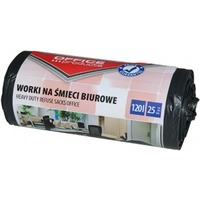 Worki na mieci biurowe OFFICE PRODUCTS, mocne (LDPE), 120l / czarne