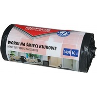 Worki na mieci biurowe OFFICE PRODUCTS, mocne (LDPE), 240l / czarne